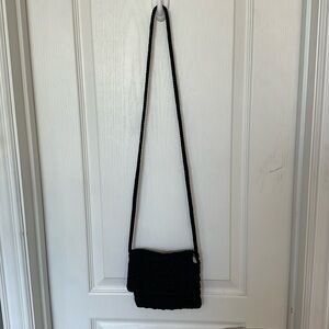 The Sak woven purse in black